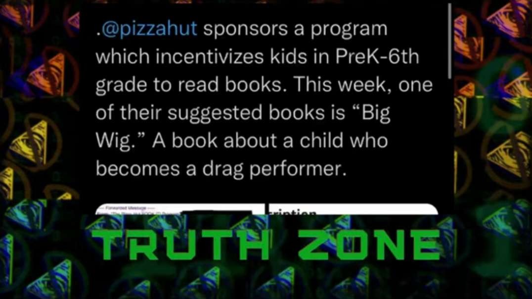 PIZZA HUT SPONSORS BOOK INDOCTRINATING CHILDREN.....mp4