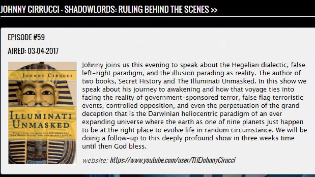 Johnny Cirucci: Shadow Lords Ruling Behind the Scenes on Secrets Revealed with Zen Garcia