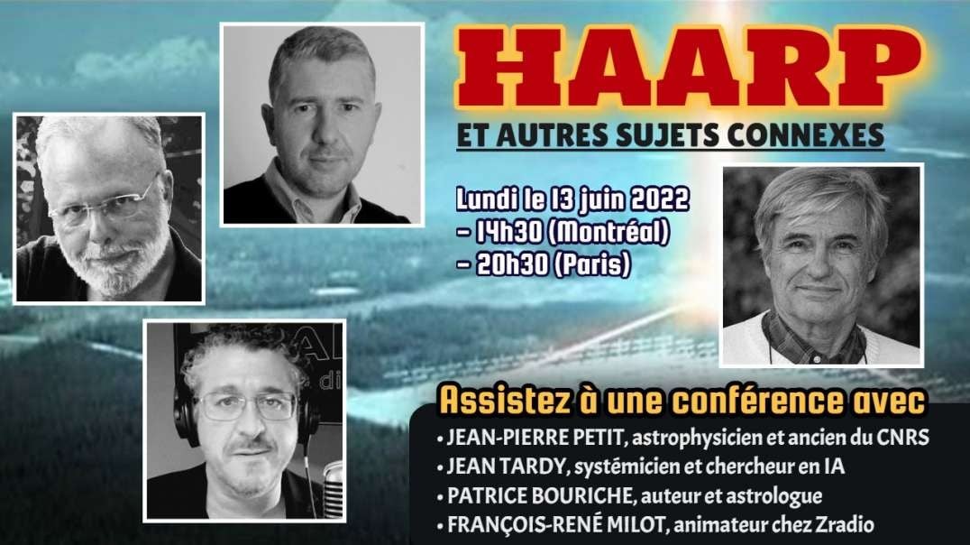 Conférence avec Jean-Pierre Petit, Jean Tardy, Patrice Bouriche et François-René Milot