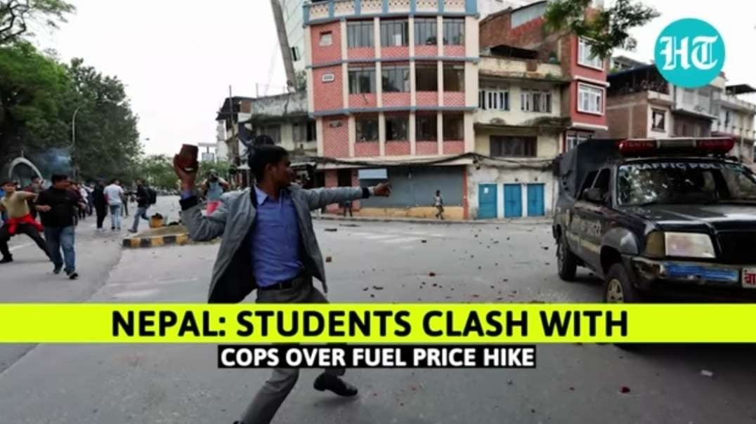 Nepal after Sri Lanka_ Clashes, firing in Kathmandu over hike in fuel prices.mp4