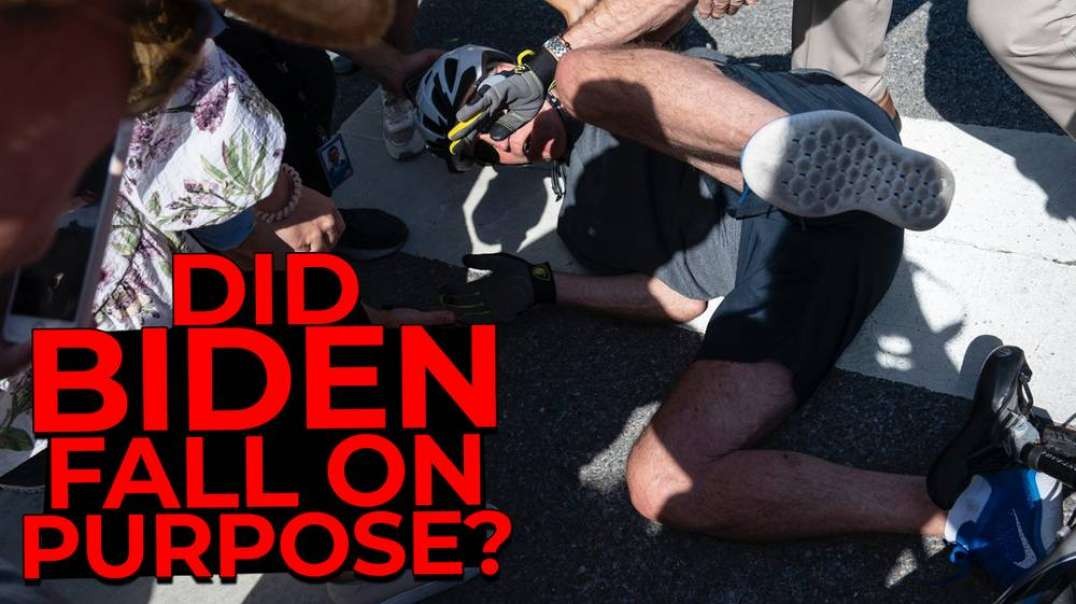 Was The Joe Biden Bike Crash Done On Purpose?
