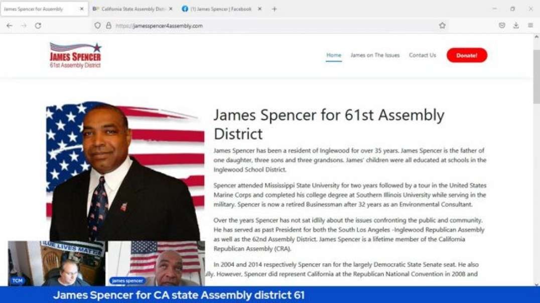 James Spencer for CA state Assembly district 61