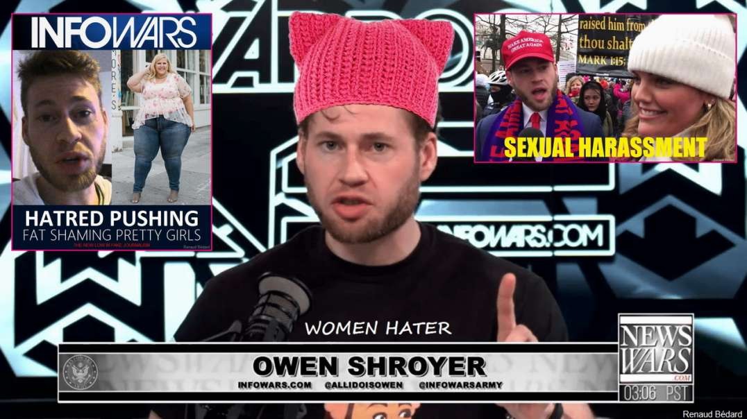 INFOWARS SHAMING WOMEN IN THE MOST DISGUSTING WAY