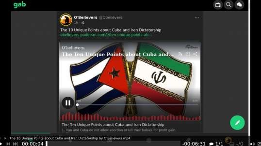 10 Unique Points about Cuba and Iran Dictatorship by O'Believers