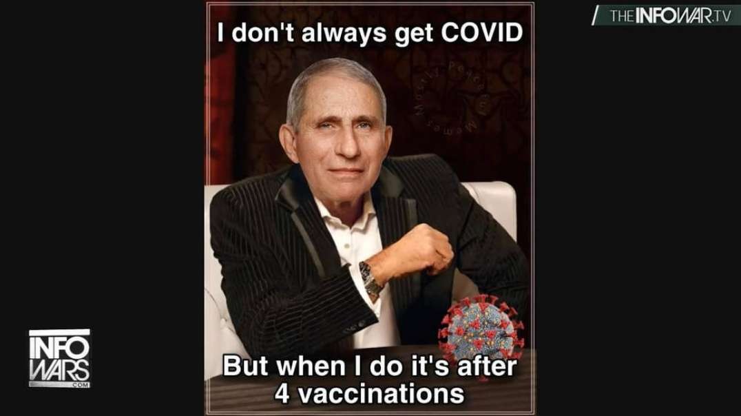 Fauci Claimed Vaccinated Will Never Get COVID As He Comes Down With COVID
