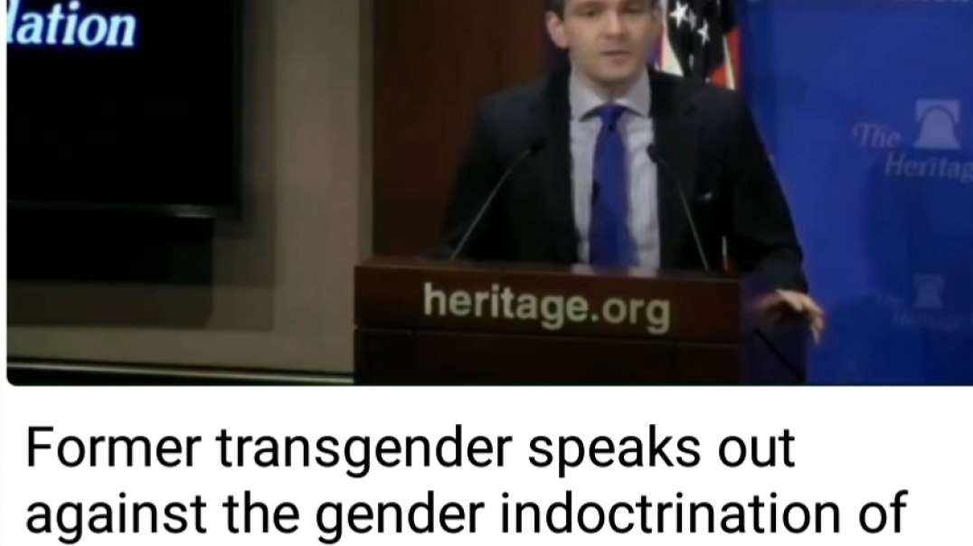 Former transgender speaks out