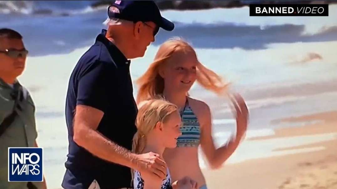 Joe Biden Can’t Help But Grope Little Girls While On Beach Vacation