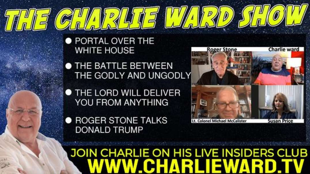 ROGER STONE TALKS DONALD TRUMP WITH SUSAN, LT COL MIKE MCCALISTER & CHARLIE WARD