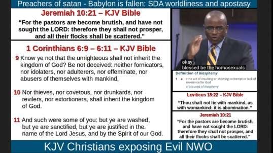 Preachers of satan - Babylon is fallen: SDA worldliness and apostasy