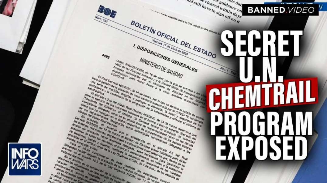 BREAKING- Spain Admits To Spraying Deadly Pesticides As Part Of Secret UN Chemtrail Program