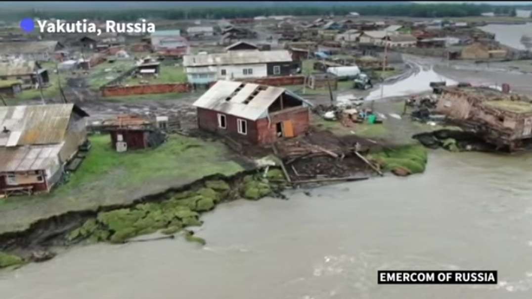 Extreme weather floods villages in Russian Far East _ AFP.mp4