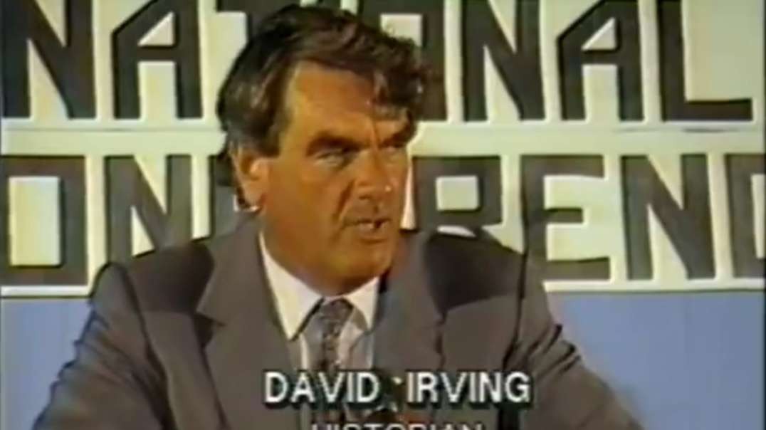 David Irving - Churchill's Devilish Manipulation to Secure US Involvement in WWII - 9th IHR Conference (1989)