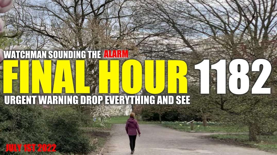FINAL HOUR 1182 - URGENT WARNING DROP EVERYTHING AND SEE - WATCHMAN SOUNDING THE ALARM