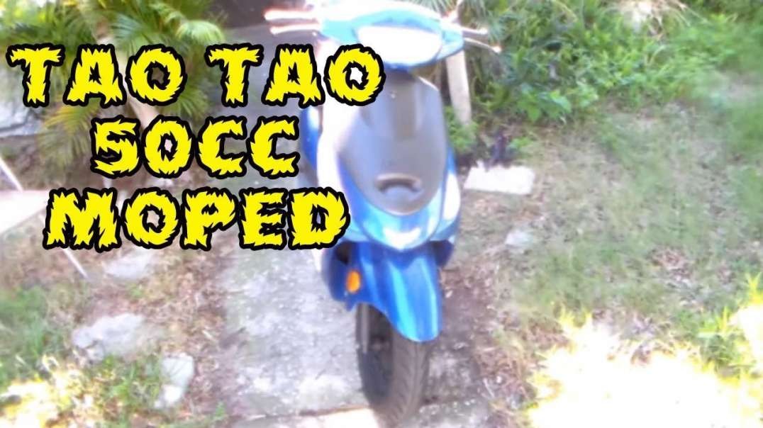 Tao Tao 50cc MOPED Review (100 MPG Affordable Reliable Scooter Gas Powered)