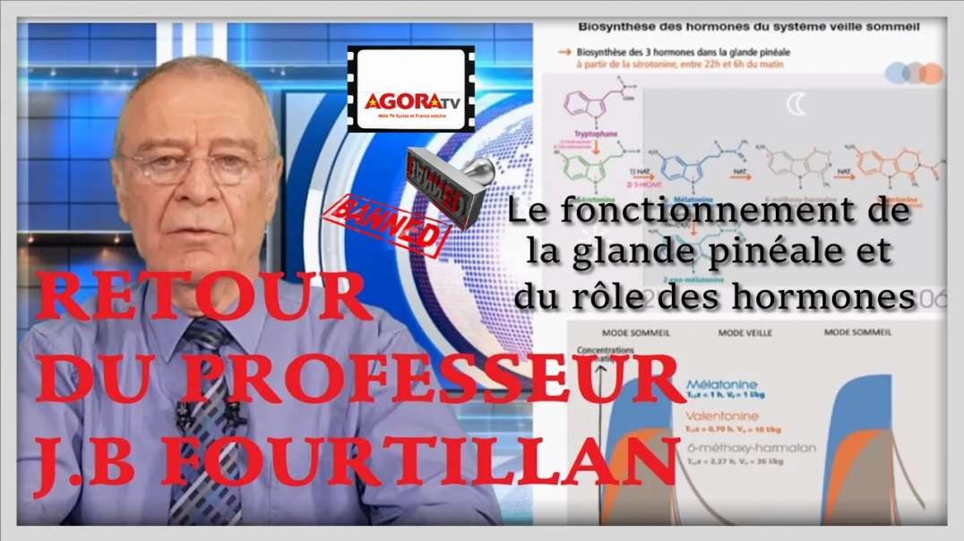🛑/💡 AGORA TVNEWS / Le Professeur Fourtillan explique le fonctionnement de la glande pinéale et du rôle des hormones [CENSURE Y🚫UTUBE]