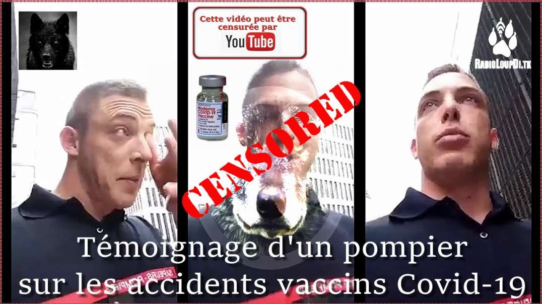 🛑/📢 Témoignage d'un pompier sur la recrudescence d'accidents liés aux 🚫 vaccins Covid-19 [Résumé]