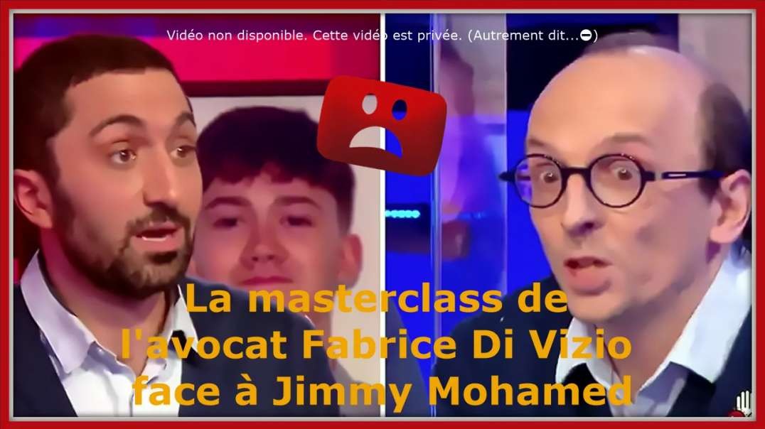🛑 La masterclass de l'avocat Fabrice Di Vizio face à Jimmy Mohamed