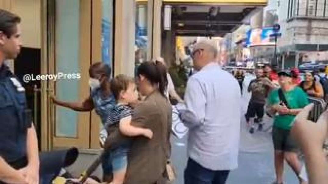 NYC, Crowd Begs Parents Not to Vaccinate Their Kids as they enter the Clinic