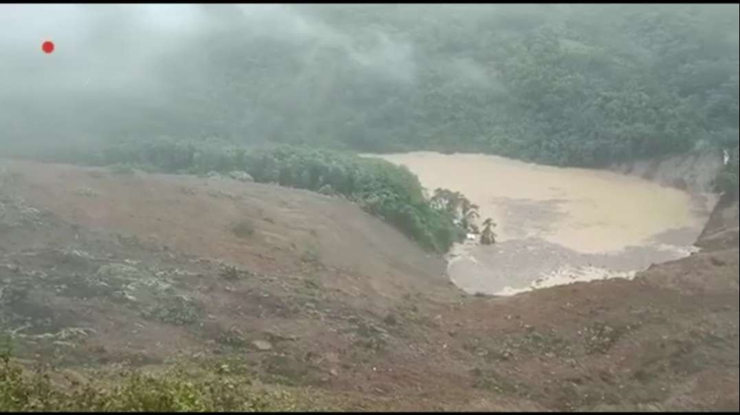 Massive landslide hits Tupul Railway Station, leaves at least 45 missing, India.mp4