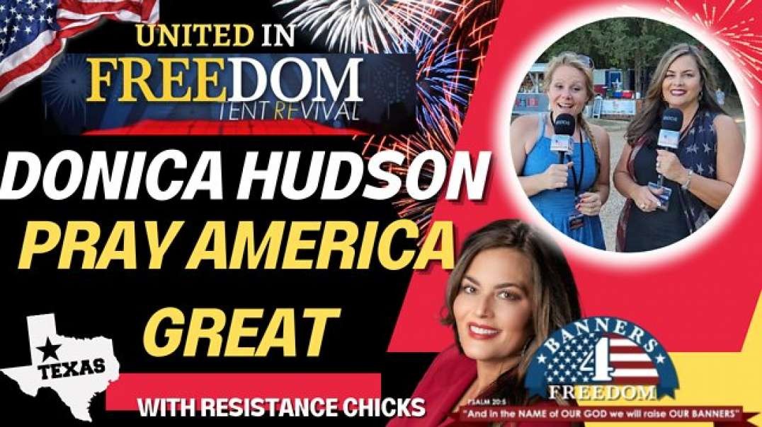 United In Freedom Texas: Donica Hudson! Brings the Fire of God to Government!