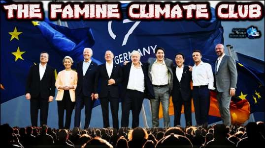 Rome Liberal World Order Famine Climate Club. Starvation: Reset Food Table Price To Pay. Save Planet