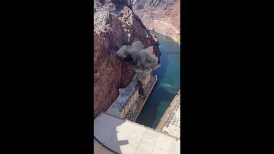 An explosion and a fire have been reported at the Hoover Dam in Nevada.