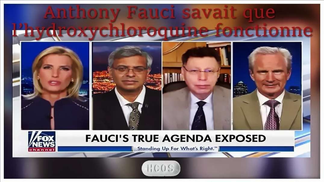 💣/🛑 Anthony Fauci savait que l’hydroxychloroquine fonctionne, mais l’a sciemment décrédibilisée