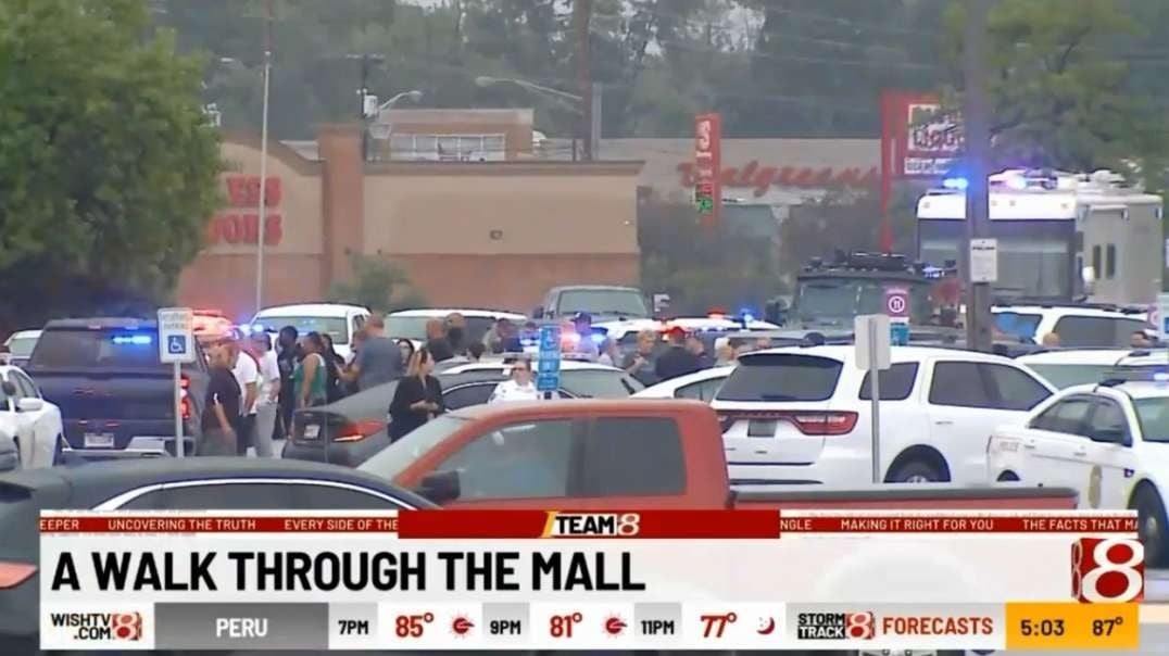 wishtv WOW An Honest Reporter Greenwood Park Mall Indiana Walk Through After Mass Shooting.mp4