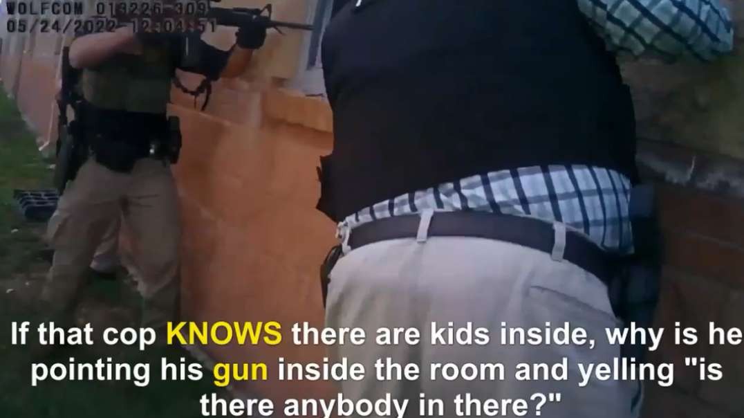 New Uvalde Texas School Shooting Bodycam Footage Showing Kids Escaping Windows & COPS Playing Lyin Deceptive Games.mp4