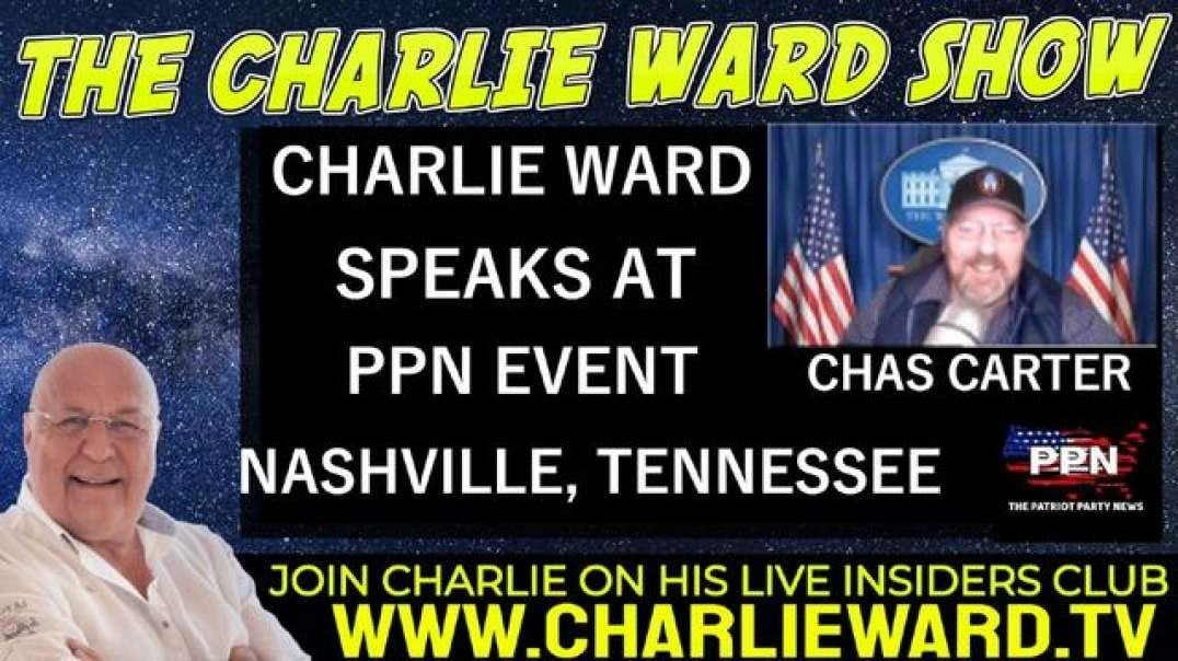 CHARLIE WARD SPEAKS AT PPN EVENT IN NASHVILLIE, TENNESSEE WITH CHAS CARTER