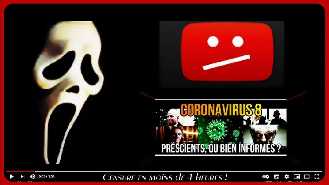 [CENSURE Y🚫UTUBE] ADBK TV _ Coronavirus 08 - Prescients ou bien informes - [Updated]