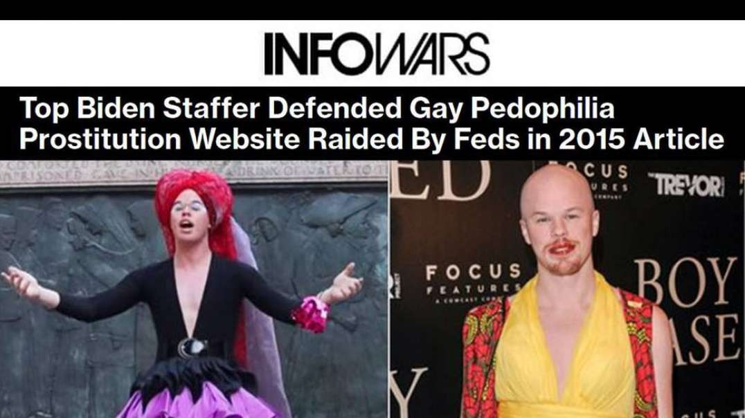 BREAKING- Top Biden Staffer Defended Gay Pedophilia Prostitution Website Raided By Feds in 2015 Article