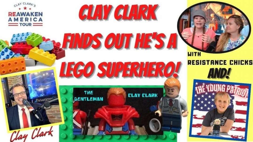 Clay Clark Finds Out He's A LEGO Superhero!