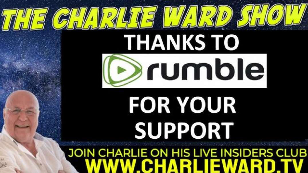 Thanks to rumble for your support with charlie ward