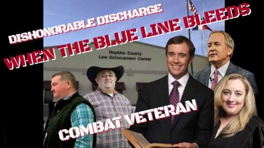 NEEDS TO GO VIRAL!!!! ~ COMBAT VETERAN ~WHEN THE BLUE LINE BLEEDS ~ DISHONORABLE DISCHARGE
