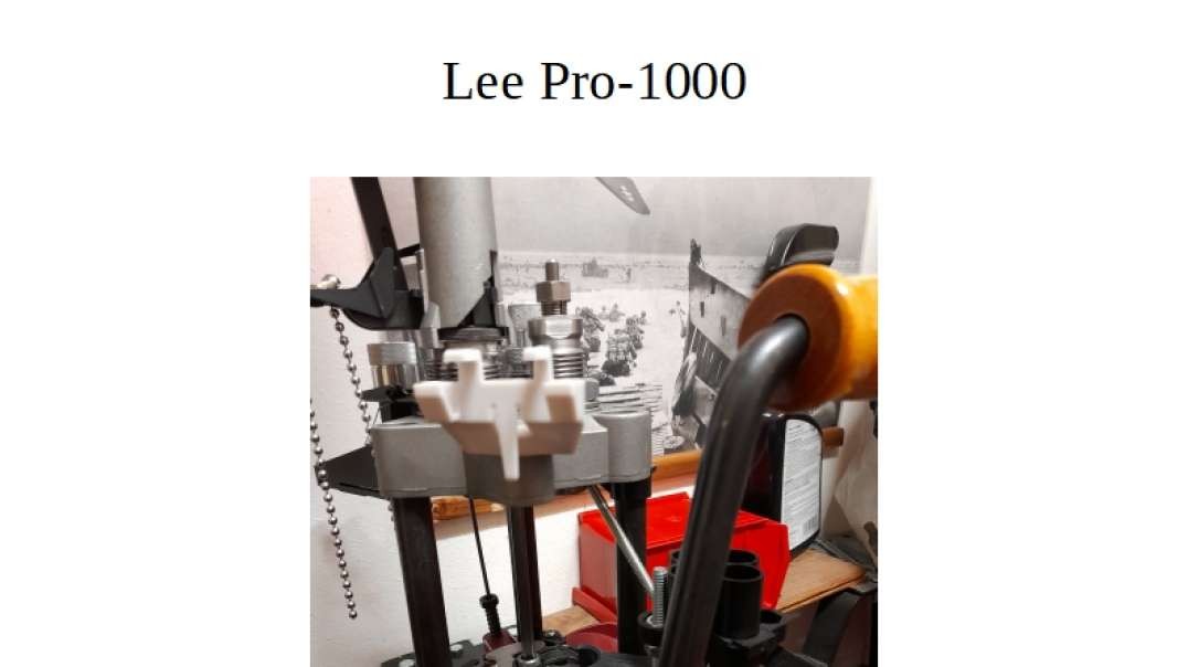 9X19 Lee Pro 1000