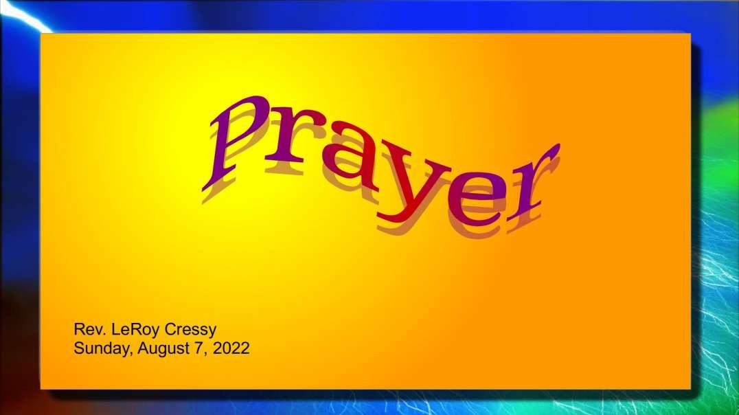 2022-08-07 Prayer