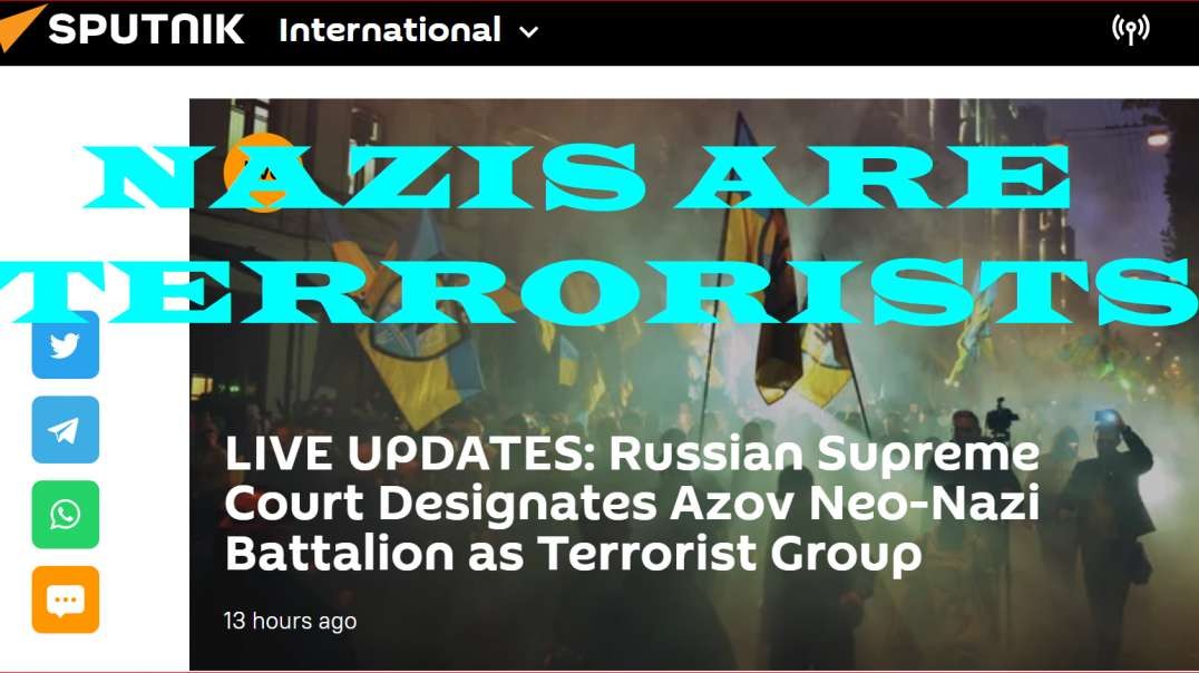 NEO NAZIS GIVEN TERRORIST DESIGNATION BY RUSSIAN SUPREME COURT~!