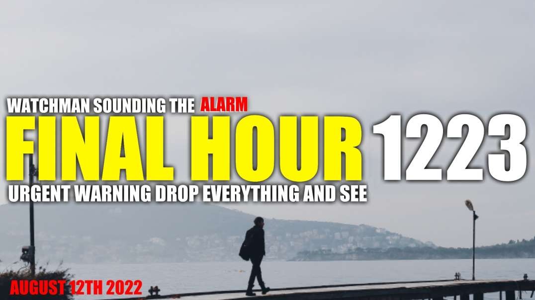 FINAL HOUR 1223 - URGENT WARNING DROP EVERYTHING AND SEE - WATCHMAN SOUNDING THE ALARM