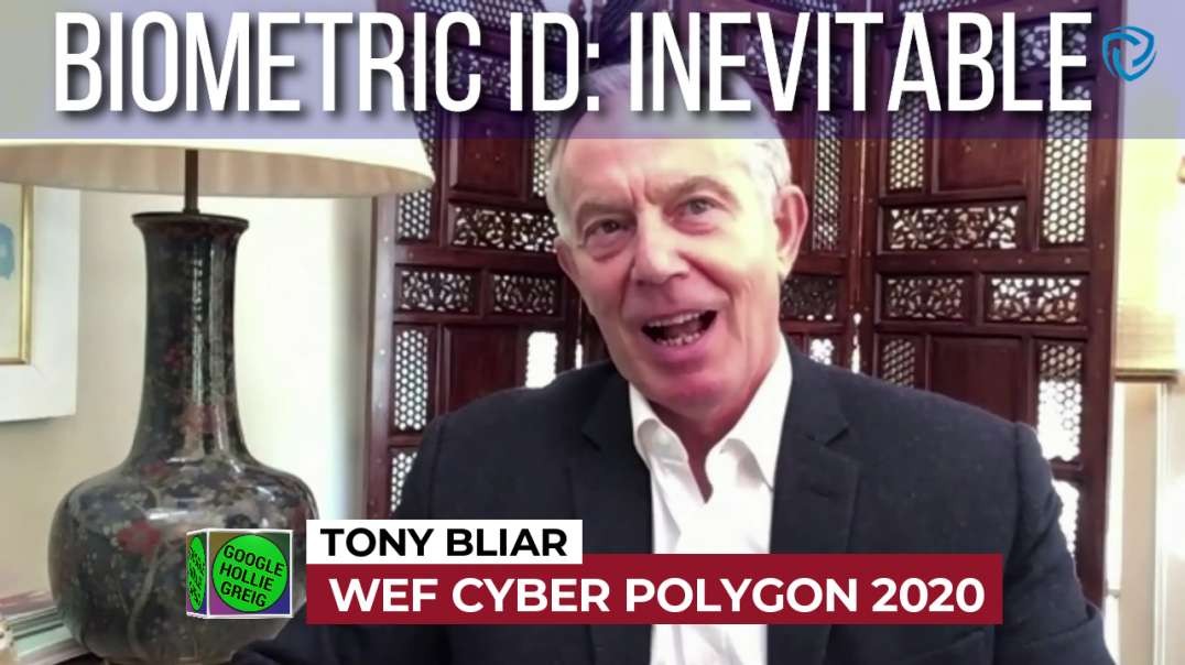 ⁣"INEVITABLE" Tony Blair Wants His Biometric ID Imposed Upon Us ALL!
