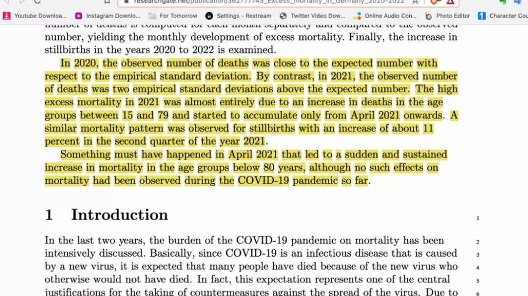 TLAV Huge German Study Finds 2021 Excess Mortality Near Exactly Correlates With COVID Jab Administration.mp4