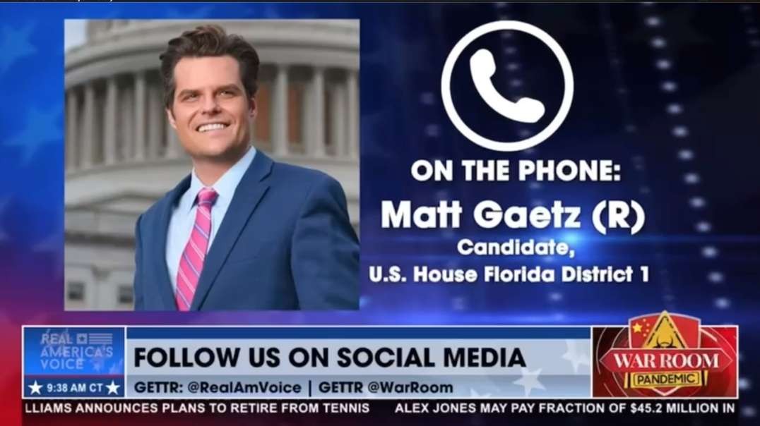 Matt Gaetz: “Winter is coming.” 👀