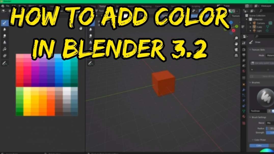 How To Add Color In Blender 3.2