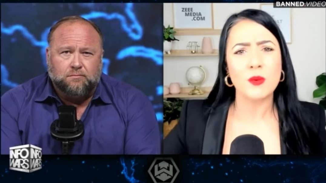 Maria Zeee - Australian Lockdown Tyranny Plan to Split Country Into ‘Hunger Games Districts’ Exposed as Model for Global Takeover - Alex Jones Show (08/18/22)