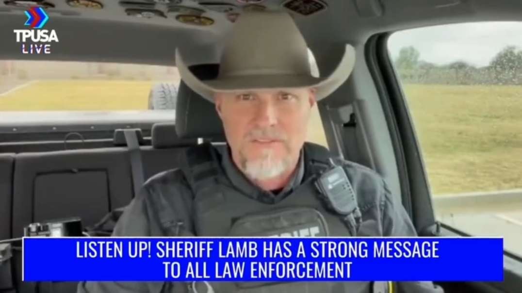 Arizona Sheriff With A Strong Message To All Law Enforcement ! re up