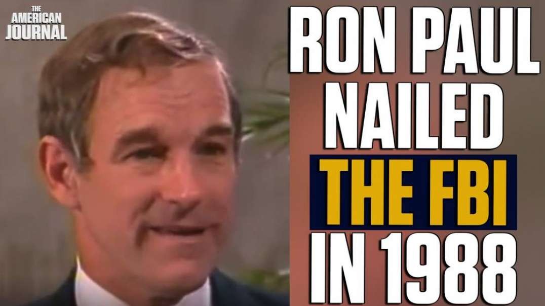 Ron Paul Nailed The FBI IN 1988