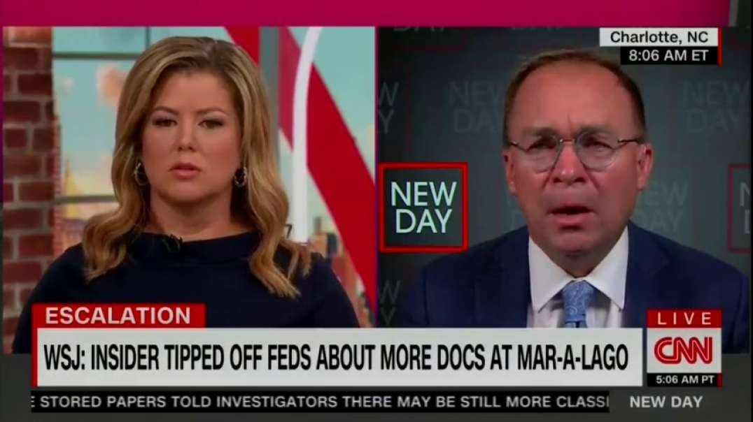 Mick Mulvaney says that only six or eight people very close to Trump would have known about the safe and where the classified documents were.