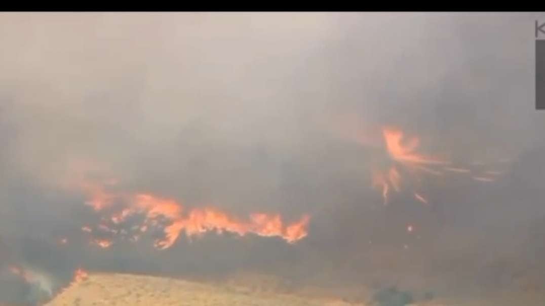 Brush fire grows in Gorman; ‘Fire Tornado’ spotted