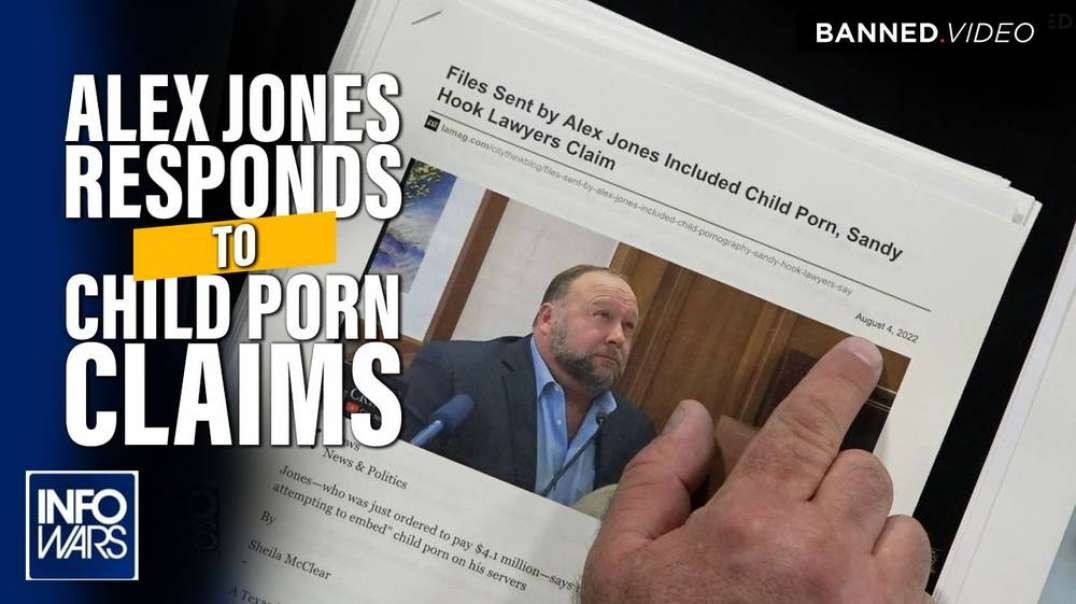 Alex Jones Responds to Stories of Child Porn on His Phone