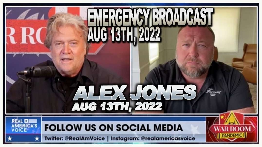 ⁣Emergency Sat Broadcast: Steve Bannon Discusses the War on Alex Jones & the Fight for the Future
